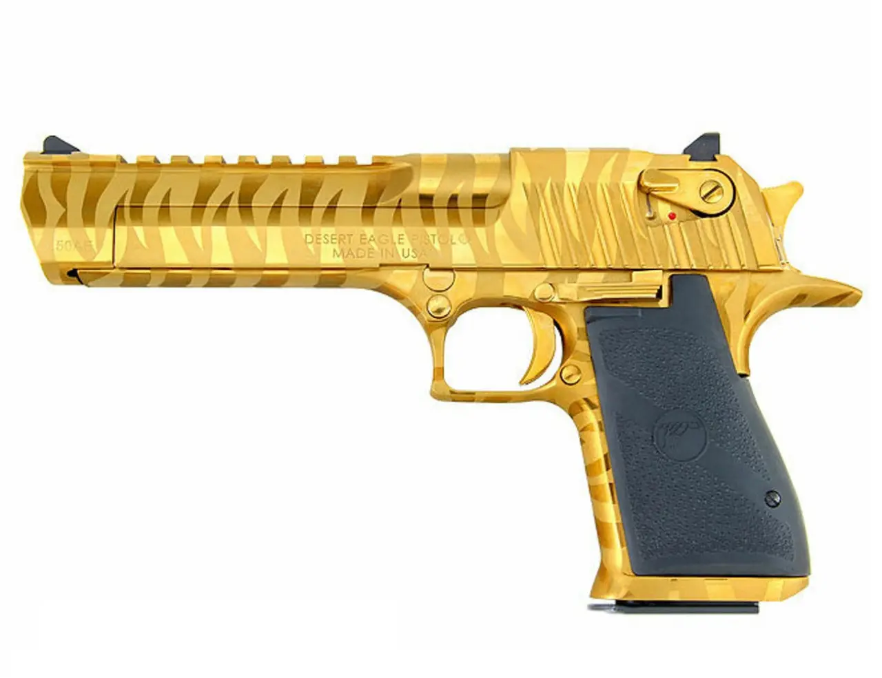 Magnum Research Desert Eagle 6 Gold Tiger Stripe