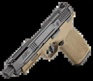 SW M&P® 5.7 TWO-TONE BLACK AND FDE WNO THUMB SAFETY