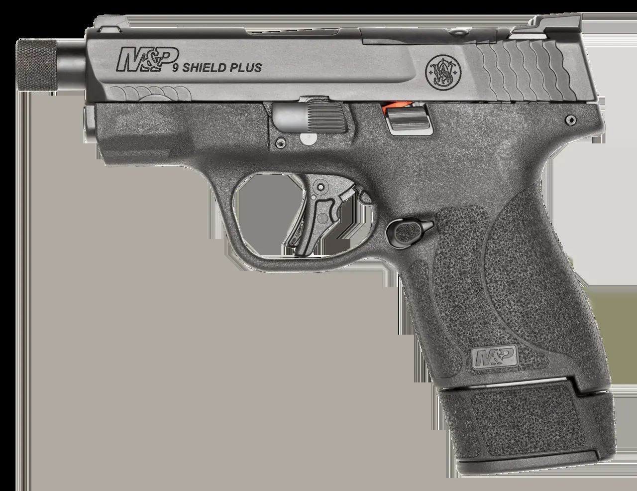 SW M&P 9 SHIELD PLUS WITH THREADED BARREL