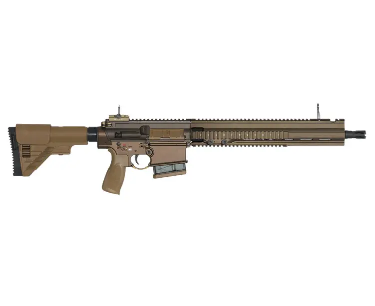 HK MR308 A3-28 16,5, kal. .308Win. GREEN-BROWN
