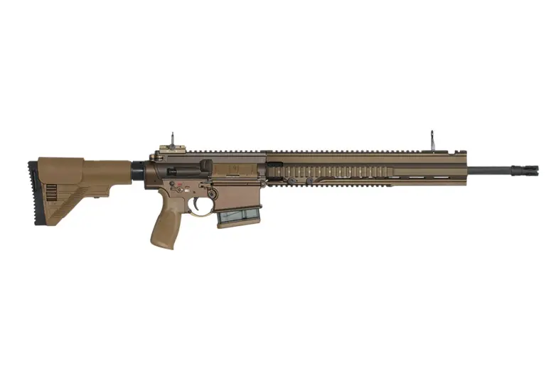 HK MR308 A3-28 20, kal. .308Win. GREEN BROWN
