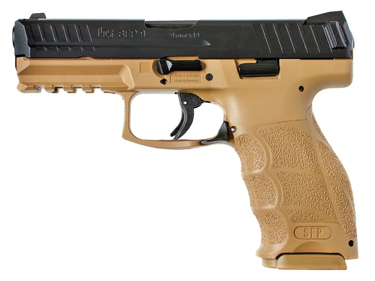 HK SFP9-SF, kal. 9x19, GREEN-BROWN