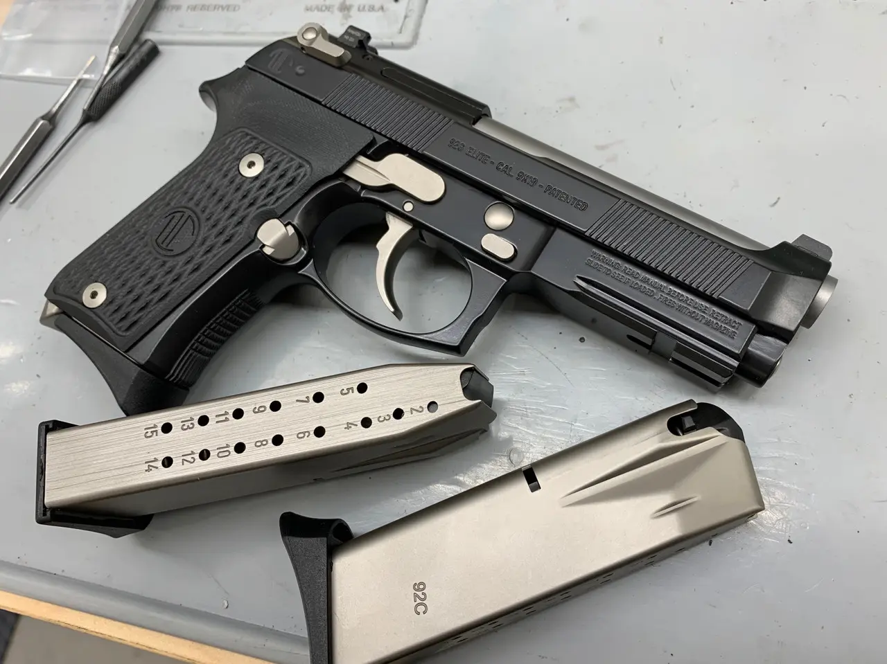 Beretta 92G Elite LTT Compact, kal. 9x19