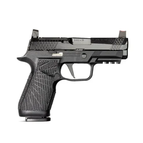 Wilson Combat P320, Carry, 9mm, Black Module, Black FX Cosmic Slide, Cut for Optic