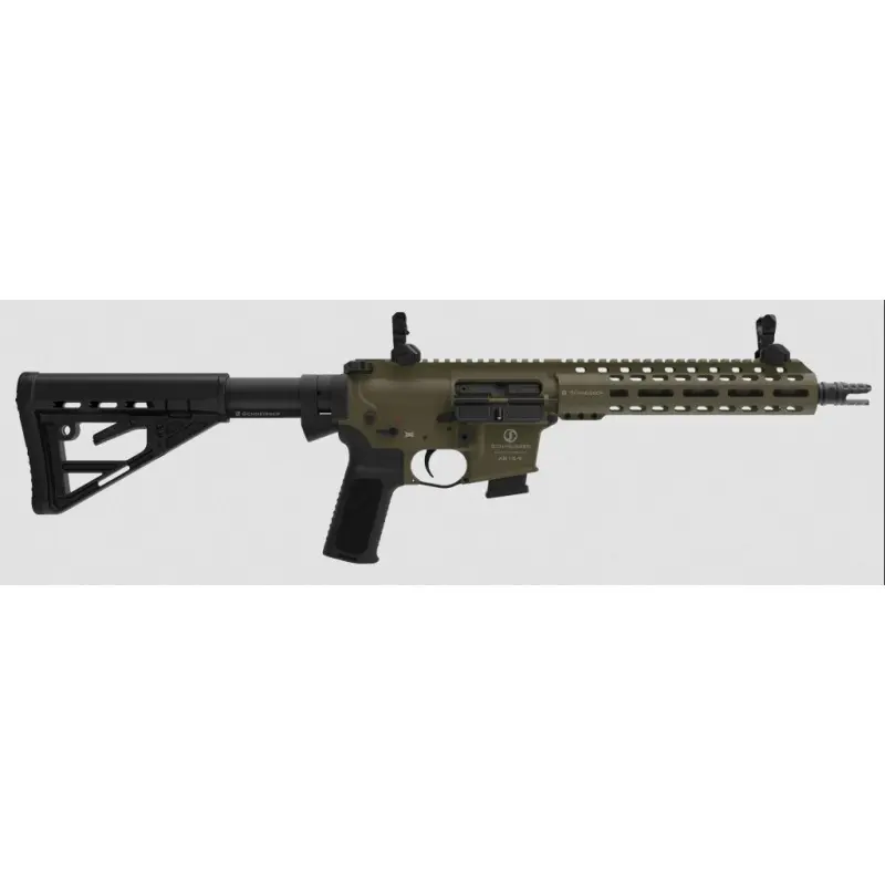 SCHMEISSER AR15-S4F 10,5 KAL.9X19 OD GREEN