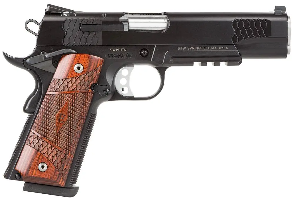 Smith & Wesson SW1911TA E-Series Rail Black .45 ACP – Luxury Guns
