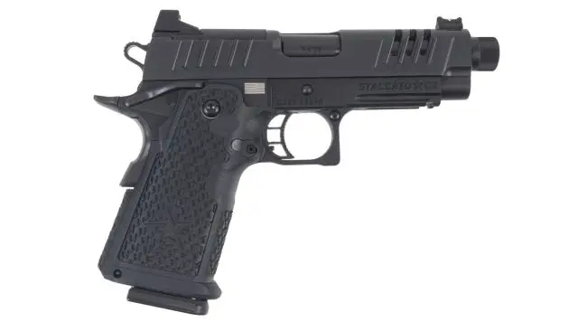 Staccato 2011 C2 DPO Tactical 9mm X-Series Pistol - DLCDLC Threaded Barrel
