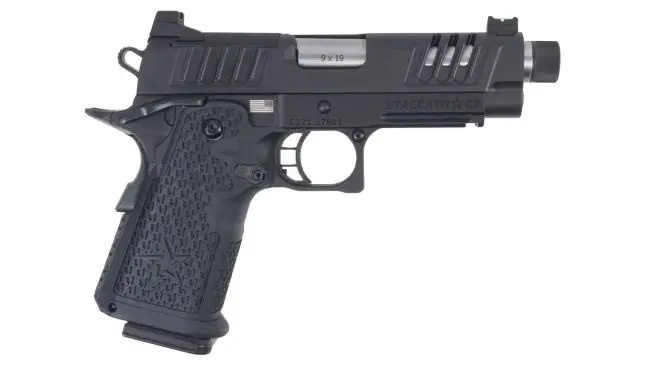 Staccato 2011 C2 DPO Tactical 9mm X-Series Pistol - DLCSS Threaded Barrel