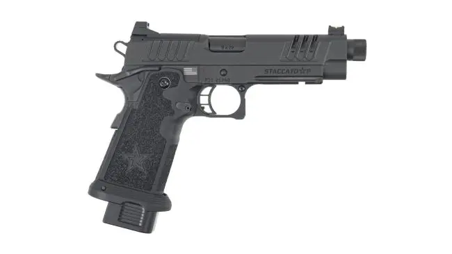 Staccato 2011 P DPO X-Series Steel Frame 9mm Tactical Threaded Pistol - DLCDLC